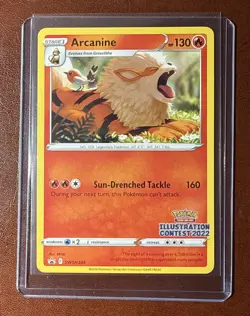 Arcanine - SWSH304 Illustration Contest 2022 Promo Pokemon Card - Image 1