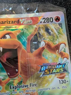 Pokemon English Jumbo Oversize Charizard Vstar Promo Card Sealed - Image 3