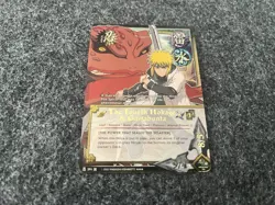 Naruto CCG The Fourth Hokage And Gamabunta Super Rare 1st Ed NM Card - Image 2