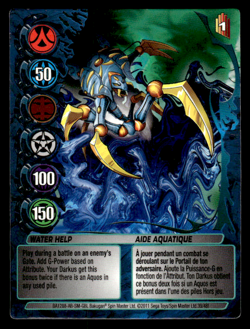 Bakugan Card - Water Help (Krowll) - Mechtanium Surge - Image 1