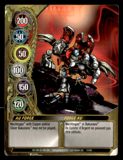 Bakugan Card - Au Forge (Vexfist) - Gate - Mechtanium Surge - Image 1