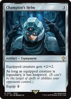 **Champion's Helm - Final Fantasy Commander (FIC) 337 MTG Magic the Gathering NM - Image 1