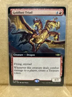 Goldlust Triad (Extended Art) Commander: Tarkir: Dragonstorm Regular - Image 1