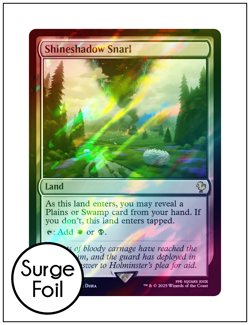 1x Shineshadow Snarl, Surge Foil, Final Fantasy, Magic MTG NM - Image 1