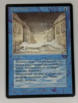 MTG / Magic: The Gathering - Legends - Flash Flood - Image 1