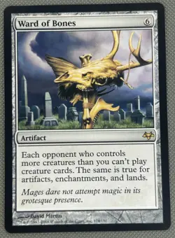 MTG Ward of Bones Eventide NM Magic the gathering - Image 1