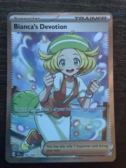 Bianca's Devotion Trainer Supporter Card Pokemon TCG 192/162 - Image 1