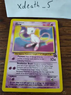 Pokemon TCG - Mew - Promo 8 Black Star Unlimited - LP - Image 1