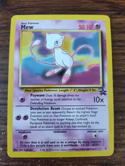 Pokemon TCG - Mew - Promo 8 Black Star Unlimited - LP - Image 2