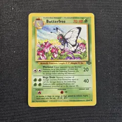 Pokemon TCG Jungle Set Butterfree Common Card 33/64 - Image 1
