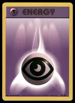 1999 Pokemon Base Set Unlimited Psychic Energy VTG UNplayed #101/102 WOTC TGC - Image 1
