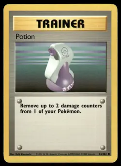 1999 Pokemon Classic Base Set Potion VTG, UNplayed Common #94 WOTC TGC - Image 1
