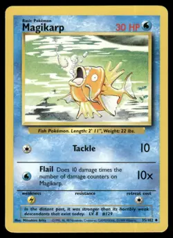 1999 Classic - Base Set Magikarp VTG UNplayed Basic/Uncommon #35 WOTC TGC - Image 1