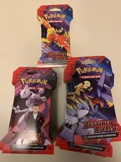 22 Pokemon TCG Scarlet & Violet Destined Rivals Sealed Booster Packs - Image 2