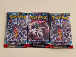 Pokemon Scarlet & Violet Paradox Rift - Booster Pack New Sealed - Set Of 3 Packs - Image 1