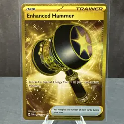 Enhanced Hammer 224/167 Twilight Masquerade Holo Gold Secret Rare Pokemon TCG NM - Image 1