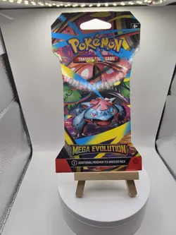 Pokemon TCG - Mega Evolution Sleeved Booster Pack - Random Art Factory Sealed - Image 3