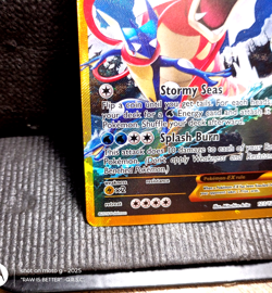 Pokemon TCG Gyarados EX 123/122 XY Breakpoint 2016 Secret Holo Full art - Image 5