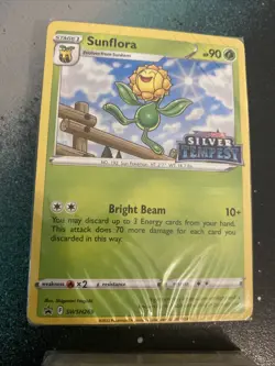 Pokemon Sealed Machamp Lost Origin And Sunflora Silver Tempest Promo Stamped Lot - Image 5