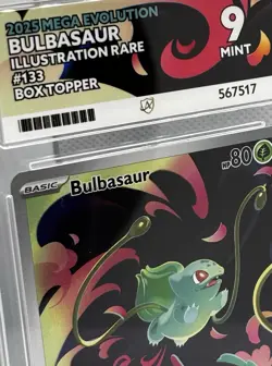 Pokemon TCG Bulbasaur 133/132 MEGA EVO GOLD PROMO STAMPED - ENGLISH Graded ACE 9 - Image 3