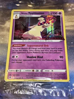 Pokemon Sealed Hisuian Typhlosion 52/189 GameStop Exclusive Rare New Holo - Image 1