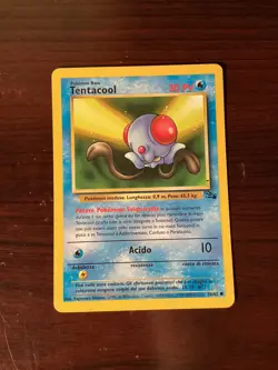 Spanish Tentacool 56/62 - 1999 Pokemon Fossil - Image 1