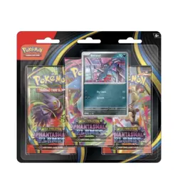 PRESALE X12 Pokemon TCG Phantasmal Flames 3-Pack Blister Sealed Case Of #12 - Image 2