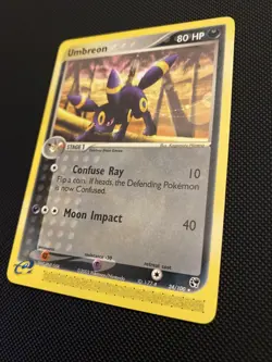 Umbreon Rare | EX Sandstorm | #24 | Chase | Pokemon TCG | Vintage | ENGLISH - Image 3