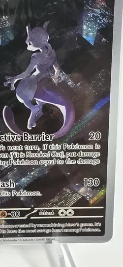 Pokemon - Mewtwo SVP 052 Black Star Promo Scarlet & Violet 151 Promo NM Sealed - Image 5