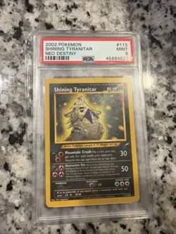 Pokemon Tyranitar 2002 Neo Destiny Shining PSA 9 - Image 1