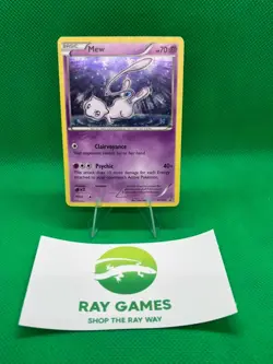 Pokemon TCG Mew XY192 Black Star Promo Holo Damaged - Image 1