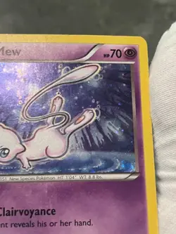 Pokemon TCG Mew XY192 Black Star Promo Holo Damaged - Image 5