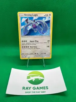 Pokemon TCG Shining Lugia SM82 Black Star Promo Shining Legends Holo MP - Image 1