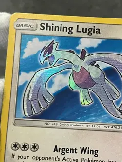 Pokemon TCG Shining Lugia SM82 Black Star Promo Shining Legends Holo MP - Image 4