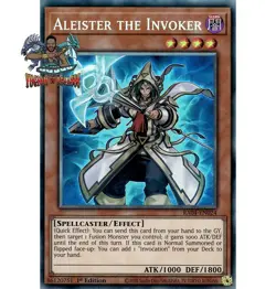 Yugioh! 1x Aleister the Invoker Alt Art RA04-EN024 Collector's Rare 1st Ed NM - Image 1
