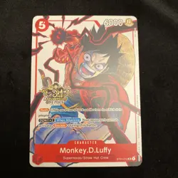 Monkey.D.Luffy - ST01-012 (3rd Anniversary) ST01-012 One Piece Promotion Cards - Image 1