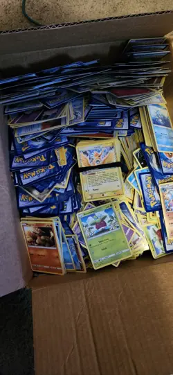 Pokemon TCG Bulk Box Lot. Some Vintage Cards. Potential Hits in Box. - Image 1