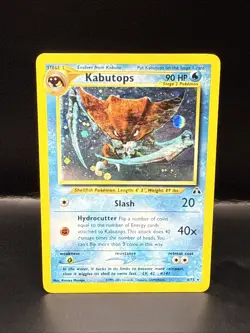 Pokemon TCG Kabutops Neo Discovery Holo Card 6/75 Unlimited Rare - Image 2