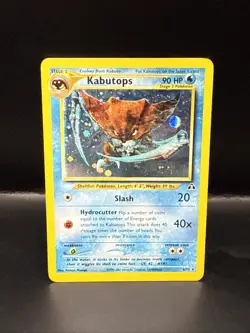 Pokemon TCG Kabutops Neo Discovery Holo Card 6/75 Unlimited Rare - Image 4
