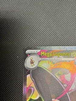 ENGLISH Mega Lopunny EX SIR 128/094 Phantasmal Flames NEAR MINT Pokemon Card - Image 2