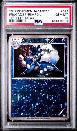 Frogadier 025/171 Pokemon Card The Best of XY Japanese PSA 10 Gem Mint - Image 1