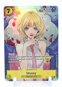 One Piece Card - STUSSY OP13-110 (SR) Alt Art Carrying on His Will English NM/M - Image 1