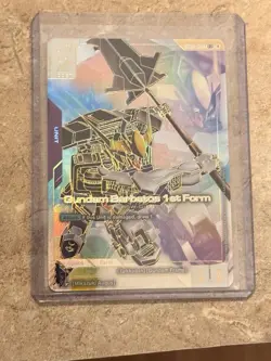 Gundam Card Game Foil Barbatos 1st Form (lr + +) Dual Impact English - Image 1