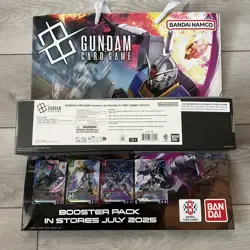 Gundam Accessory and Card Set 01 FIRST COMBAT [EVX-01] SDCC 2025 TCG GCG - Image 2