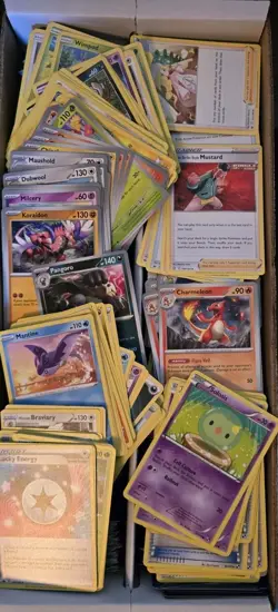 10+ Pounds Of 2000+ Almost All Non-holo Pokemon Card Bulk lot - All Eras NM-DMG - Image 1