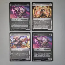 Kamigawa Neon Dynasty Samurai showcase card bundle Magic the Gathering MTG NEO - Image 2