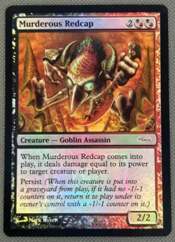 MTG Murderous Redcap FNM PROMO FOIL Modern Horizons NM - Image 1
