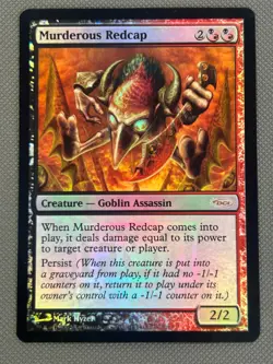 MTG Murderous Redcap FNM PROMO FOIL Modern Horizons NM - Image 2