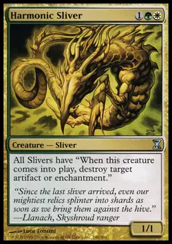 Harmonic Sliver - Time Spiral #240/301 MTG Magic The Gathering - Image 1