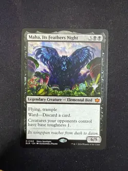 Maha, Its Feathers Night (PROMO) Bloomburrow (Magic/MTG) - Image 1
